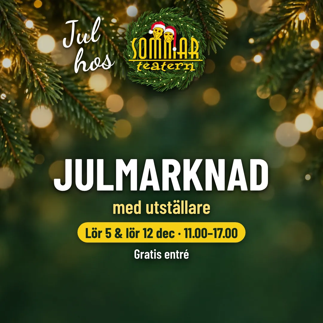 Julmarknad hos Sommarteatern i Öja